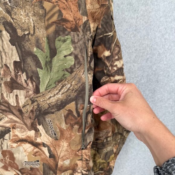 Wrangler Mens Rugged Wear VTG Button Up Shirt Size XXL Advantage Timber Camo - Picture 7 of 14